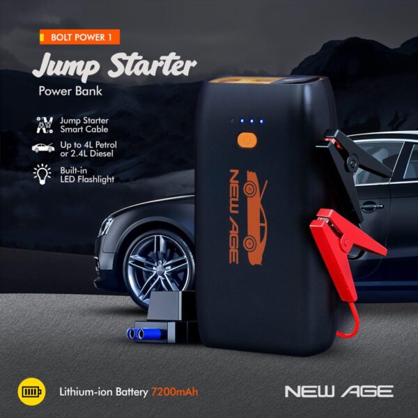 BoltPower 1 – Newage 7200mAh Car Jump Starter