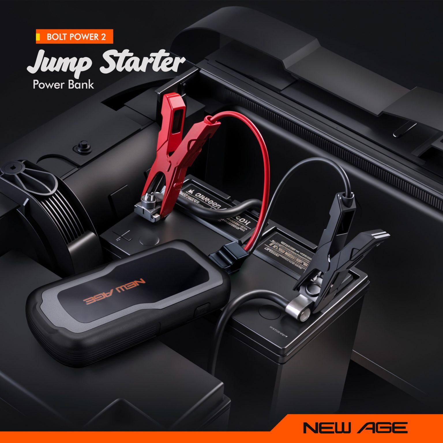 Bolt power 2 – Newage 10400mAh Car jump Starter