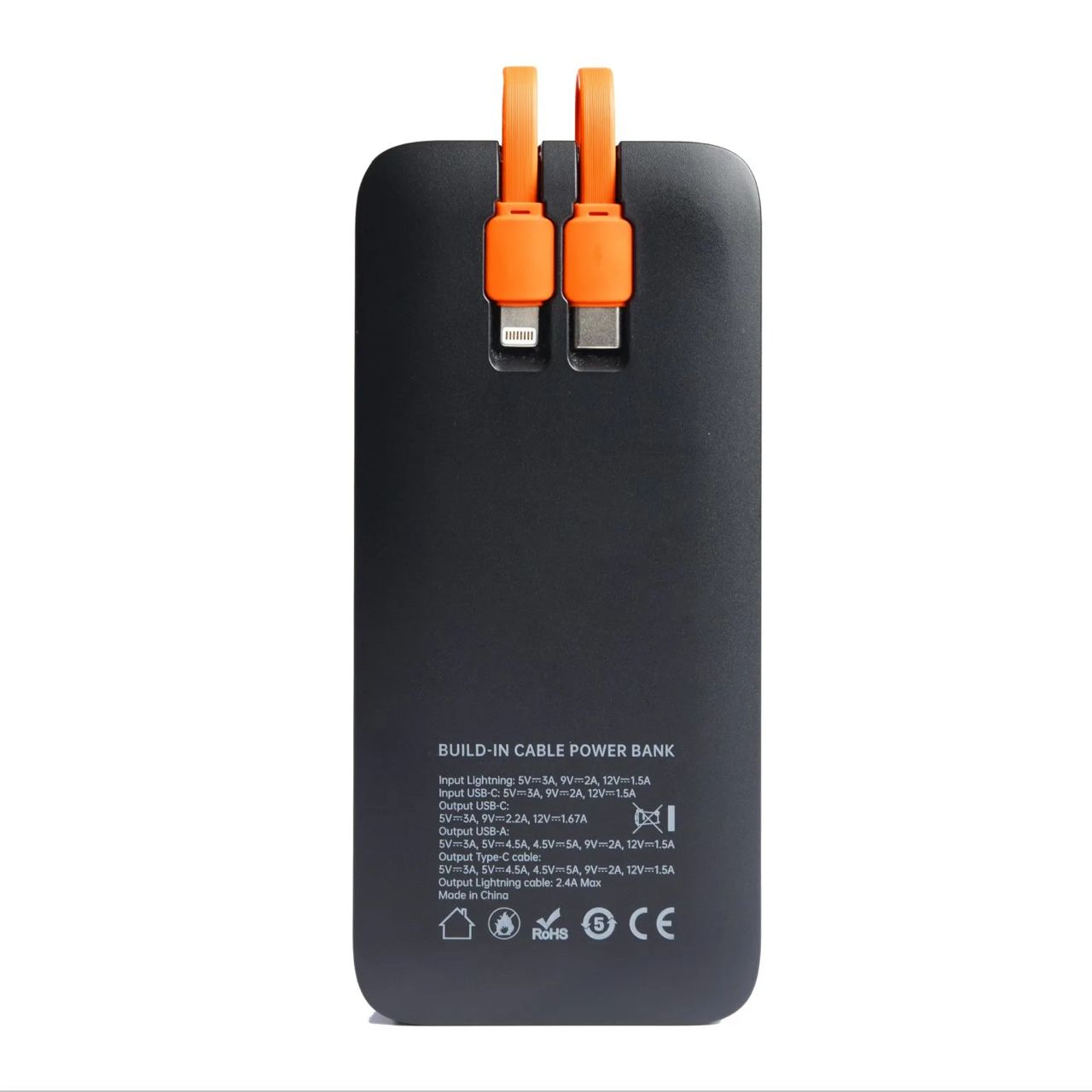 J175-20K 22500mAh Newage Power Bank (With In-built Cables)