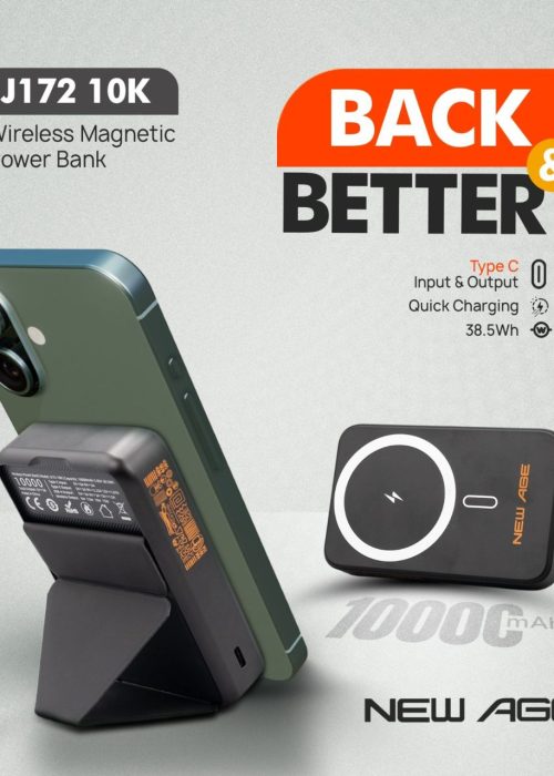 J172-10K Magnetic Wireless Power Bank